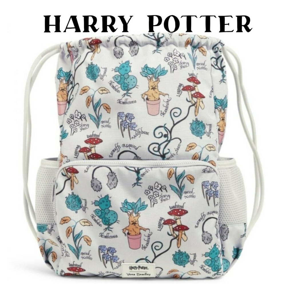 Harry Potter + Vera Bradley Herbology Print Reactive Backpack